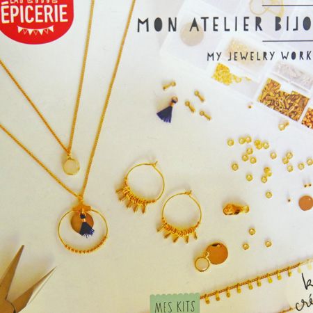Kit bijoux or (Perlerie) - A bout De Fil Mercerie Paris 12ème