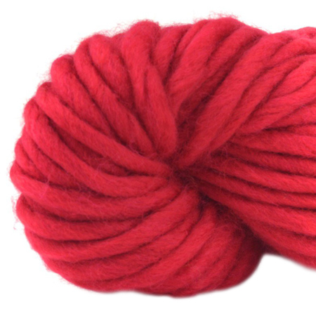 Grosse pelote de laine Rouge x2, tricot laine - Badaboum