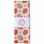 Coupon toile enduite fraise