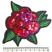 Thermocollant rose paillettes